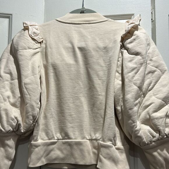 Sea New York Ivory Avant-Garde Sweatshirt, Size XS - Picture 8 of 8